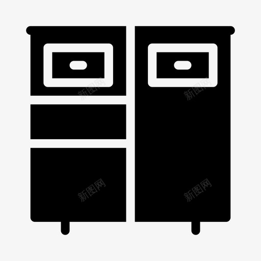 衣柜橱柜抽屉svg_新图网 https://ixintu.com 室内 衣柜 橱柜 抽屉 木材 家居装饰 像素 完美 线条