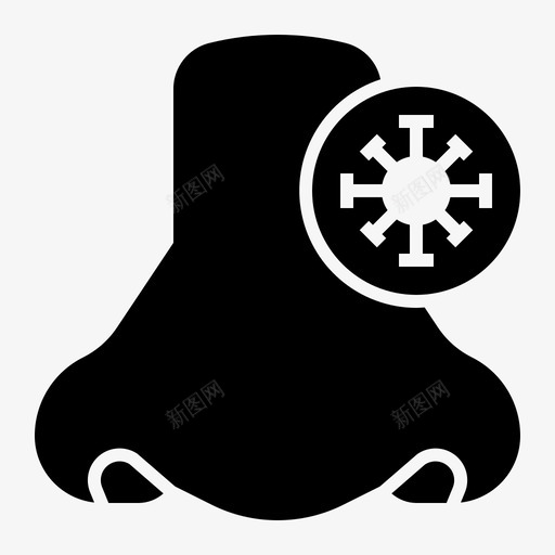 鼻子细菌冠状病毒svg_新图网 https://ixintu.com 病毒 鼻子 细菌 冠状 感染 传播