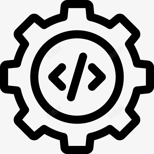 编码业务代码svg_新图网 https://ixintu.com 业务 编码 代码 计算机 设置
