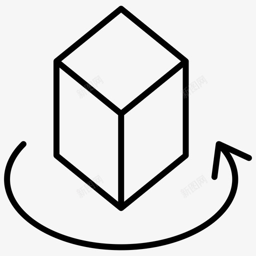 3d立方体骰子svg_新图网 https://ixintu.com 立方体 骰子 旋转 杂项