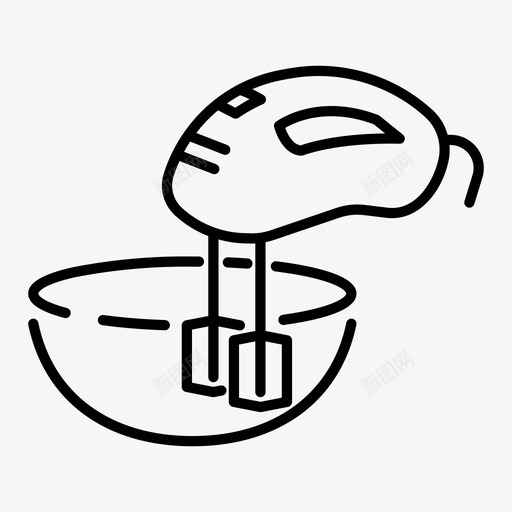 混合面团烹饪食物svg_新图网 https://ixintu.com 混合 面团 烹饪 厨房 食物 家庭 生活方式