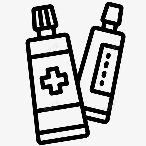 药膏乳膏医院svg_新图网 https://ixintu.com 药膏 乳膏 医院 药房 皮肤病 昆虫 动物 咬伤