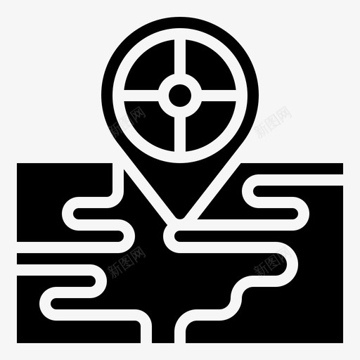 目标目的地旅程svg_新图网 https://ixintu.com 地图 目标 目的地 旅程 位置 导航 图示