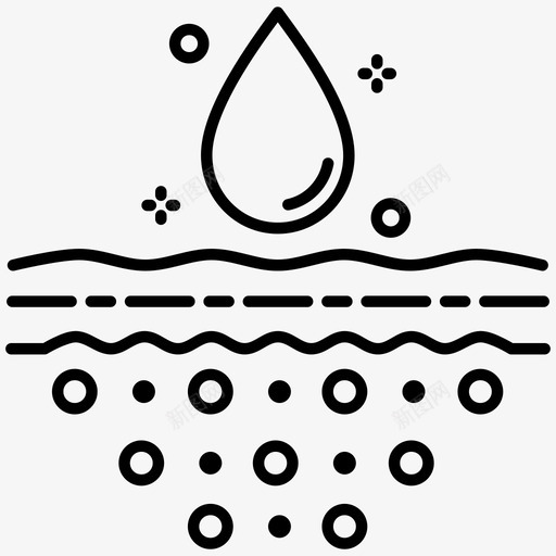 乳液吸收滴svg_新图网 https://ixintu.com 乳液 吸收 滴层 皮肤