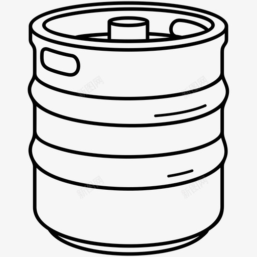 啤酒桶加仑升svg_新图网 https://ixintu.com 啤酒 酒桶 加仑 制造商