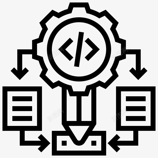 算法编码命令svg_新图网 https://ixintu.com 算法 编码 命令 处理系统 编程