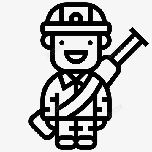 士兵武装步兵svg_新图网 https://ixintu.com 军事 士兵 武装 步兵 战士