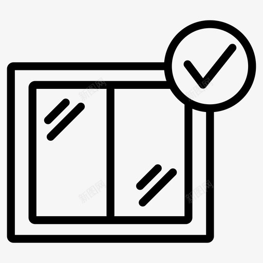 有窗房间家房子svg_新图网 https://ixintu.com 有窗 房间 房间家 房子 房地产