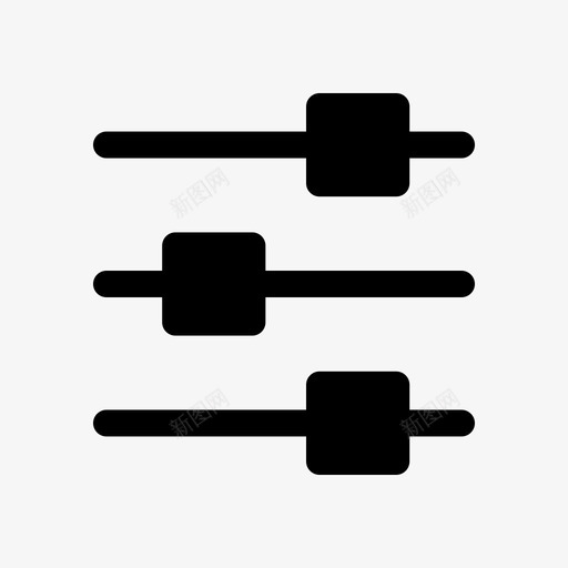 滑块过滤器设置svg_新图网 https://ixintu.com 滑块 过滤器 设置 用户界面 基本 界面