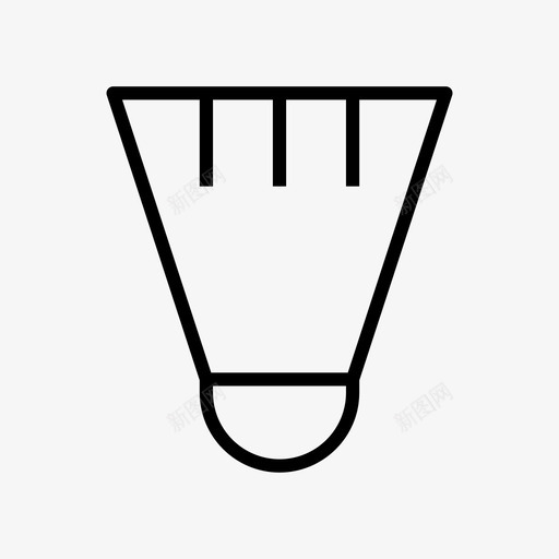羽毛球体育运动svg_新图网 https://ixintu.com 羽毛球 体育运动