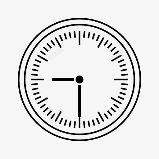 九点三十分小时手表svg_新图网 https://ixintu.com 九点 三十分 手表 小时 图标