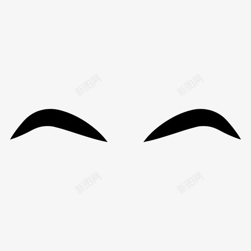 眉毛拱形眉毛身体svg_新图网 https://ixintu.com 眉毛 拱形 身体 化妆