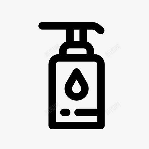 洗手液清洁剂covid19svg_新图网 https://ixintu.com 洗手 清洁剂 分配器 保护 酒精