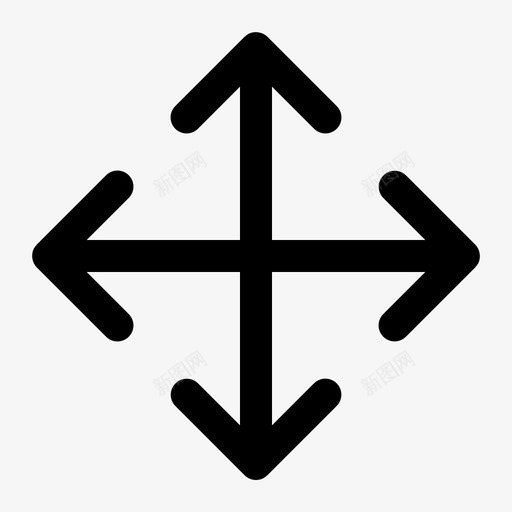 最大化移动箭头线svg_新图网 https://ixintu.com 最大化 移动 箭头