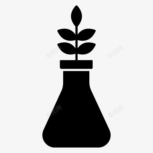 植物农业生长svg_新图网 https://ixintu.com 智能 农场 植物 农业 生长 自然 线条 轮廓