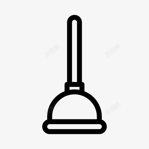柱塞刀具像素线条轮廓svg_新图网 https://ixintu.com 柱塞 刀具 像素 线条 轮廓