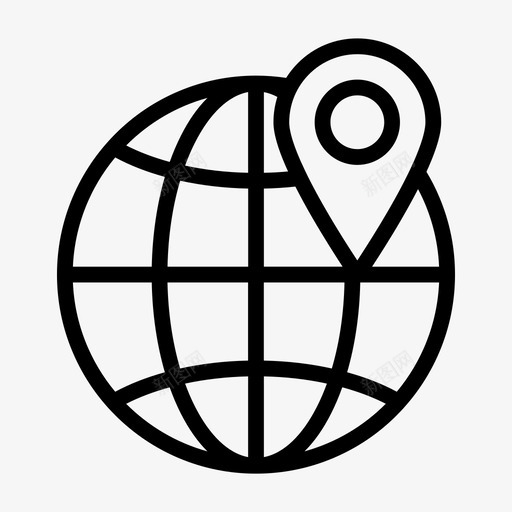 球销地理位置svg_新图网 https://ixintu.com 球销 地理位置
