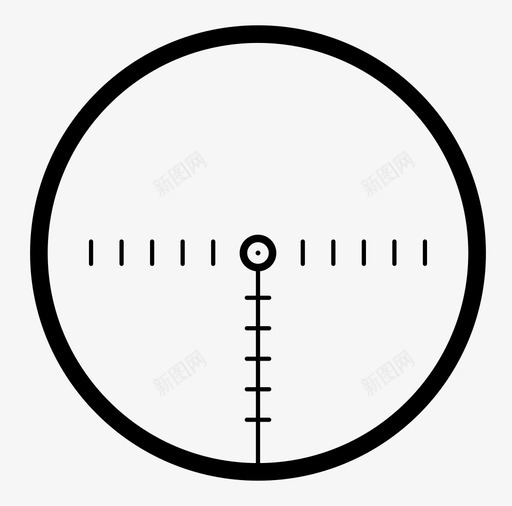 十字线瞄准射击svg_新图网 https://ixintu.com 十字 瞄准 射击