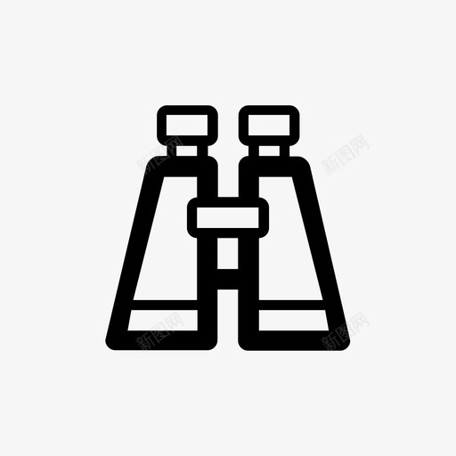 望远镜露营度假svg_新图网 https://ixintu.com 望远镜 露营 度假