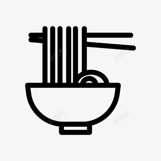 日本碗面条svg_新图网 https://ixintu.com 日本 面条 拉面