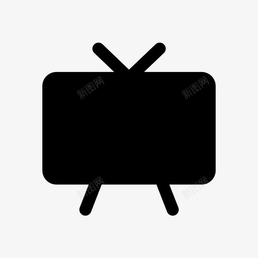 电视屏幕用户界面svg_新图网 https://ixintu.com 电视 用户界面 电视屏 屏幕 手表 基本 字形