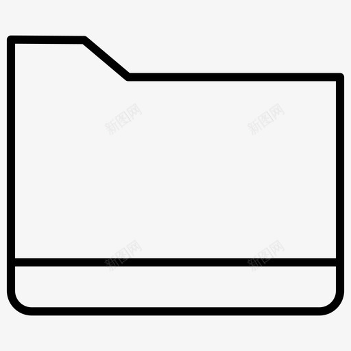 文件夹存档杂项精简svg_新图网 https://ixintu.com 文件夹 存档 杂项 精简