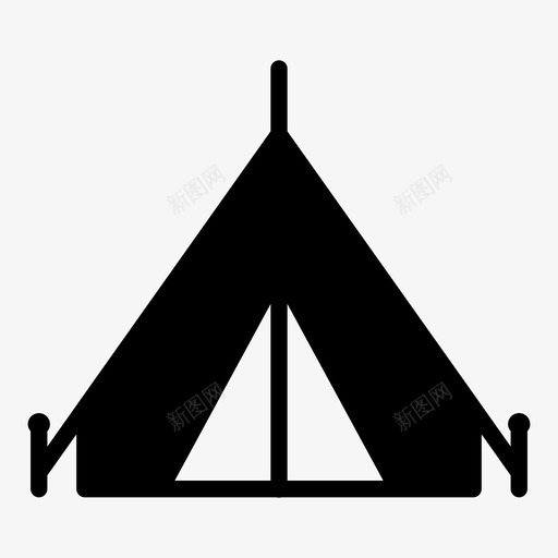 露营野营户外svg_新图网 https://ixintu.com 露营 野营 户外 休息 帐篷 野营用品