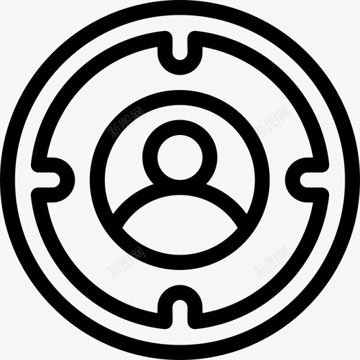 人的目标受众业务svg_新图网 https://ixintu.com 目标 人的 业务 营销 受众