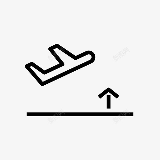 飞机航班起飞svg_新图网 https://ixintu.com 飞机 航班 起飞 飞机场