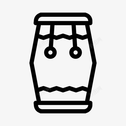 鼓手鼓乐器svg_新图网 https://ixintu.com 乐器 鼓手 手鼓 多媒体 音乐剧 音乐 线条 符号