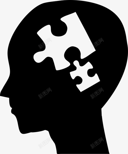 男人脸拼图男人侧面svg_新图网 https://ixintu.com 男人 人脸 拼图 侧面 脸部 轮廓