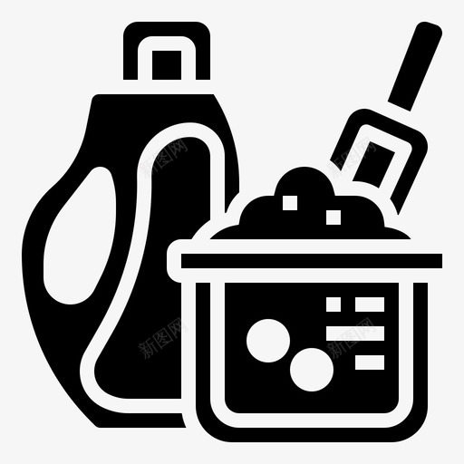 洗涤剂漂白剂化学品svg_新图网 https://ixintu.com 洗涤剂 漂白剂 化学品 清洁剂 衣服 家政 标志