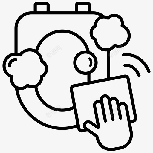 清洁马桶盖泡沫卫生svg_新图网 https://ixintu.com 清洁 马桶盖 桶盖 泡沫 卫生 擦拭 浴室 垃圾
