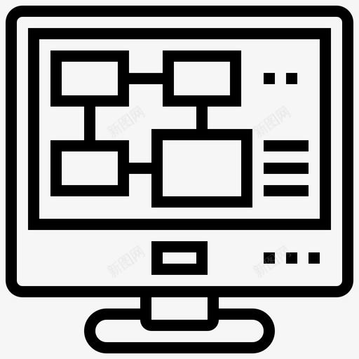 工作流管理计算机图表svg_新图网 https://ixintu.com 工作流 管理 管理工作 计算机 图表 结构 办公 公行