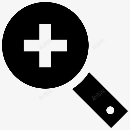 放大变焦对焦svg_新图网 https://ixintu.com 放大 变焦 对焦 放大镜 监控 变焦镜头 响应 用户界面 实心 图标