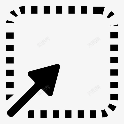 高亮alt动作箭头svg_新图网 https://ixintu.com 高亮 动作 材质 设计 箭头 指针 选择