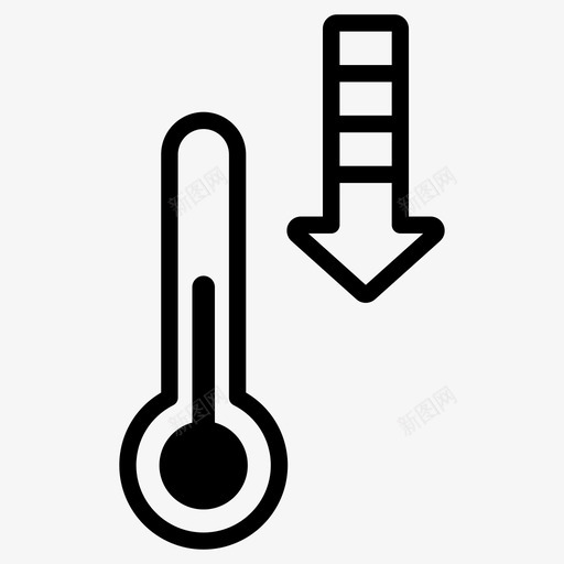 体温寒战感冒svg_新图网 https://ixintu.com 体温 寒战 感冒 低温 体温计 流感 病毒