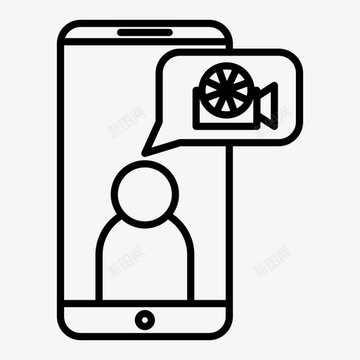 视频信息通信数字svg_新图网 https://ixintu.com 视频 信息 通信 数字 现代 网络技术