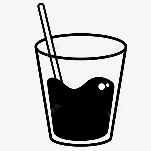 汽水泡泡杯子svg_新图网 https://ixintu.com 汽水 泡泡 杯子 饮料 吸管 看电影