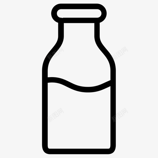 牛奶瓶子食物svg_新图网 https://ixintu.com 食物 牛奶 瓶子 各种各样