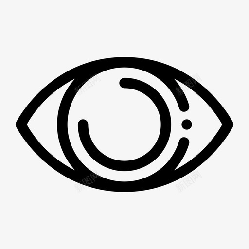 眼睛外观医疗svg_新图网 https://ixintu.com 眼睛 外观 医疗 视图 视觉 用户界面