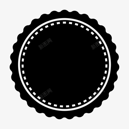 邮票徽章框架svg_新图网 https://ixintu.com 邮票 徽章 框架 标签