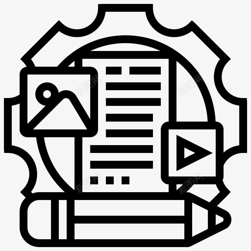 内容管理管理设计svg_新图网 https://ixintu.com 管理 内容 设计 设置 招聘