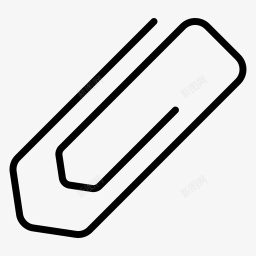 附件针clio文件svg_新图网 https://ixintu.com 附件 文件 链接 回形针