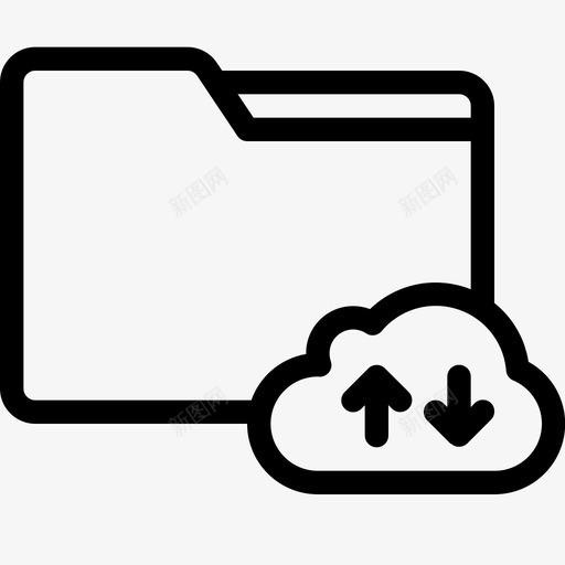 上传下载数据云业务数字服务svg_新图网 https://ixintu.com 上传下载 数据 数字 服务 业务 文件夹 技术