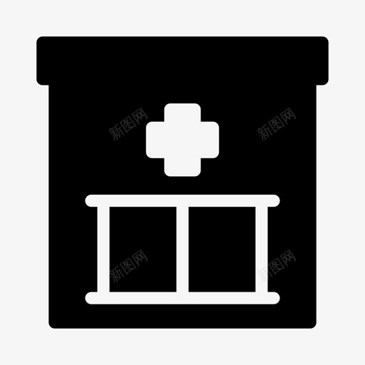 诊所大楼急诊svg_新图网 https://ixintu.com 医疗 诊所 大楼 急诊 医院 保健 像素 线条