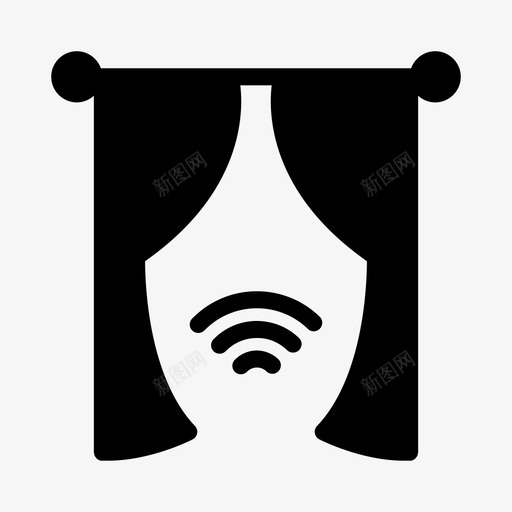 窗帘家居科技svg_新图网 https://ixintu.com 家居 窗帘 科技 橱窗 电子 像素 线条
