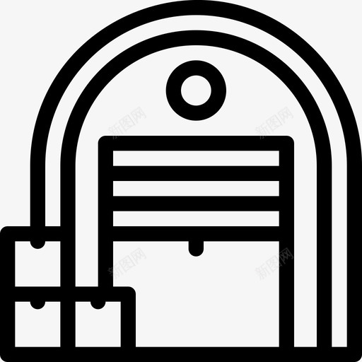 有箱仓库行业营销svg_新图网 https://ixintu.com 仓库 产品管理 行业 营销