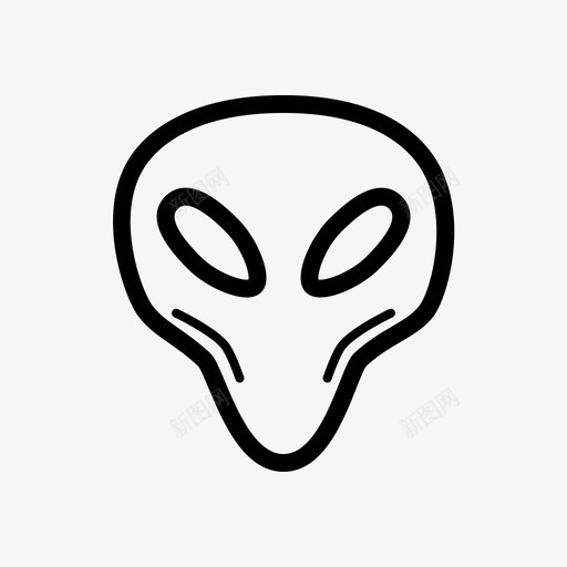 外星人天文学科学svg_新图网 https://ixintu.com 天文学 太空 外星人 科学