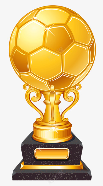 Gold Football Award Trophy Transparent Clipart特效武器png免抠素材_新图网 https://ixintu.com 特效 武器